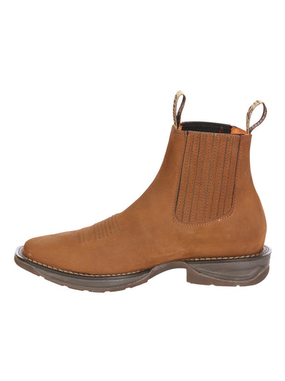 Men's Ankle Boot El Besserro Nobuck- Tan 45875