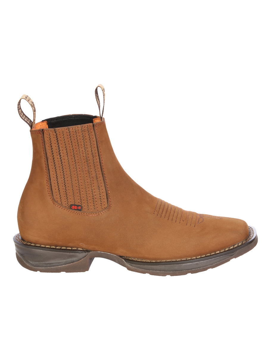 Men's Ankle Boot El Besserro Nobuck- Tan 45875