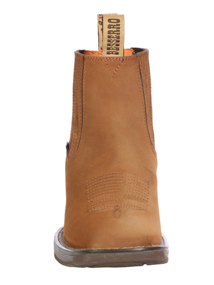 Men's Ankle Boot El Besserro Nobuck- Tan 45875
