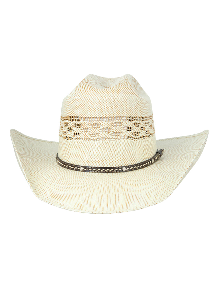 Men’s El General 20X Bangora Western Hat Ringers Crown -  Ivory/Brown 45880
