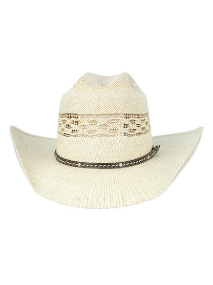 Men’s El General 20X Bangora Western Hat Ringers Crown -  Ivory/Brown 45880