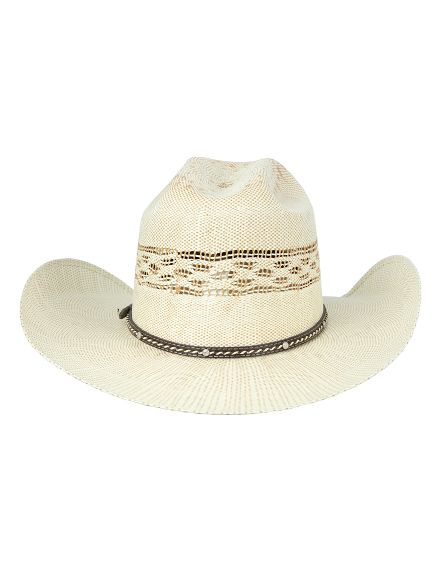 Men’s El General 20X Bangora Western Hat Ringers Crown -  Ivory/Brown 45880