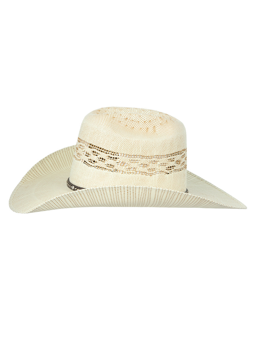 Men’s El General 20X Bangora Western Hat Ringers Crown -  Ivory/Brown 45880