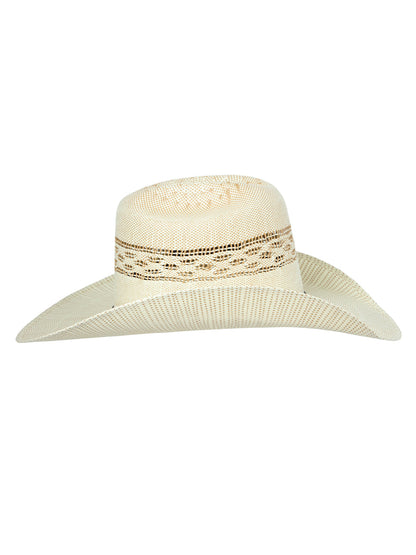Men’s El General 20X Bangora Western Hat Ringers Crown -  Ivory/Brown 45880