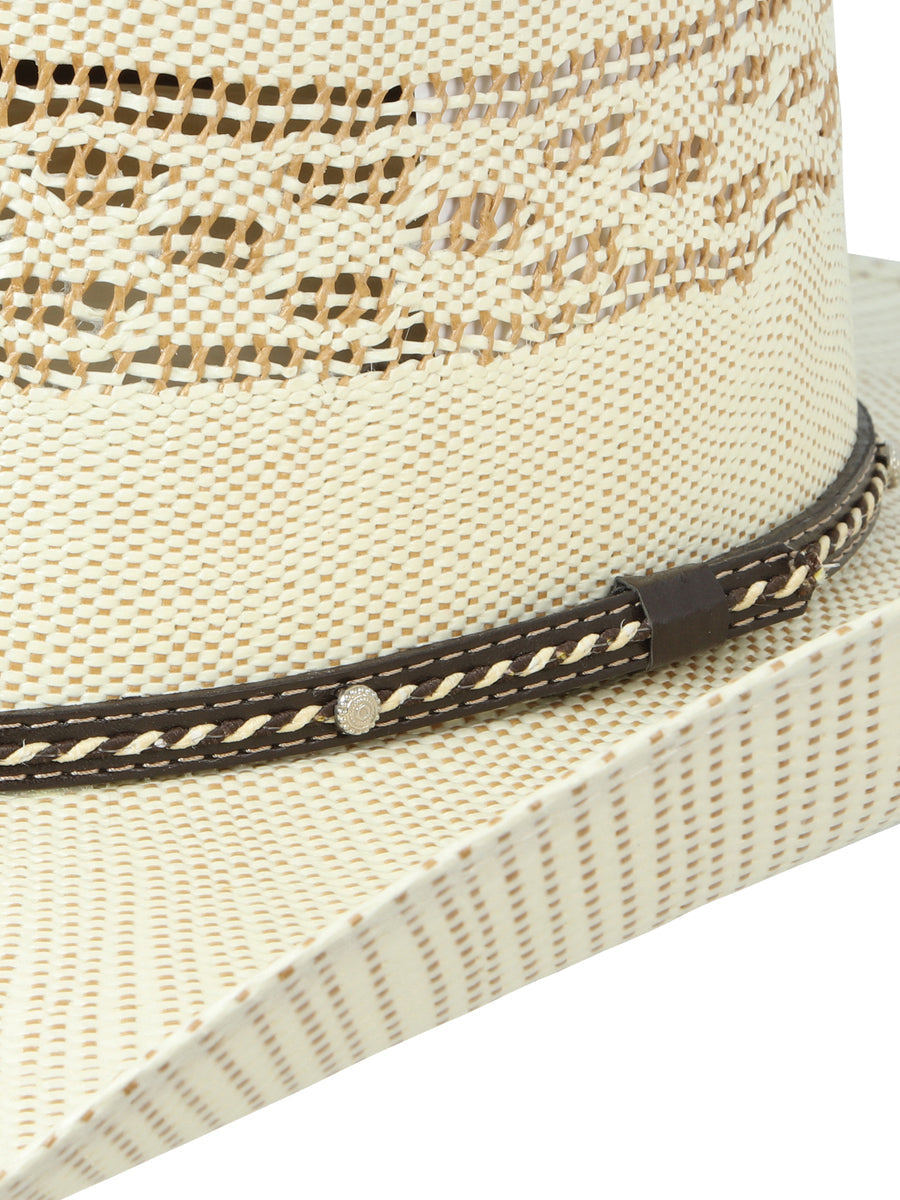 Men’s El General 20X Bangora Western Hat Ringers Crown -  Ivory/Brown 45880