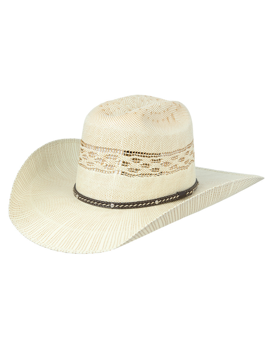 Men’s El General 20X Bangora Western Hat Ringers Crown -  Ivory/Brown 45880
