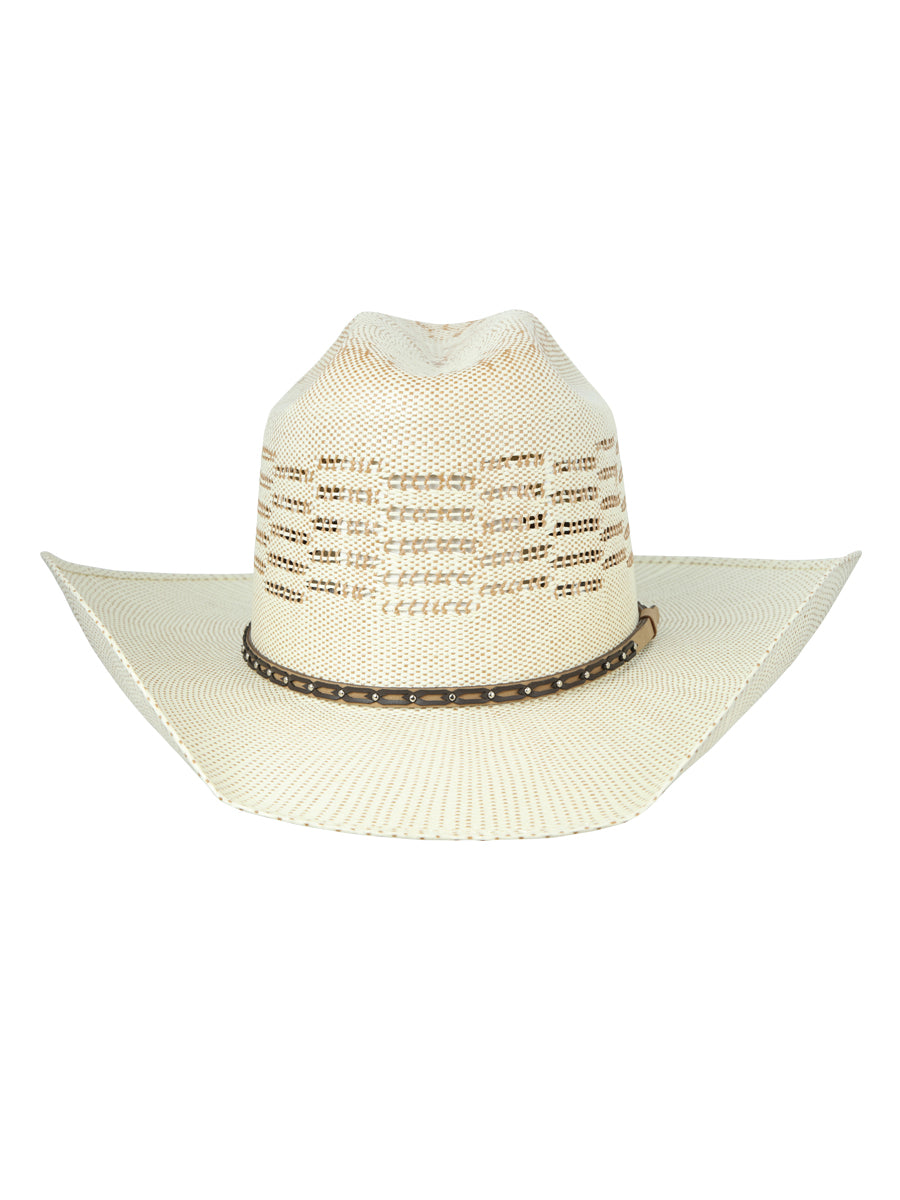 Men’s El General 20X Bangora Western Hat Ringers Crown -  Ivory/Tan 45881