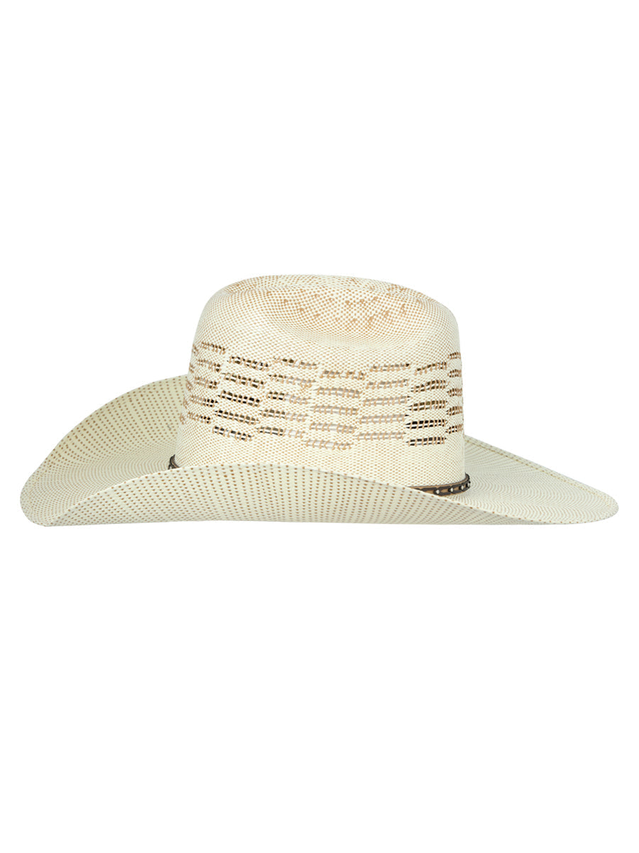 Men’s El General 20X Bangora Western Hat Ringers Crown -  Ivory/Tan 45881