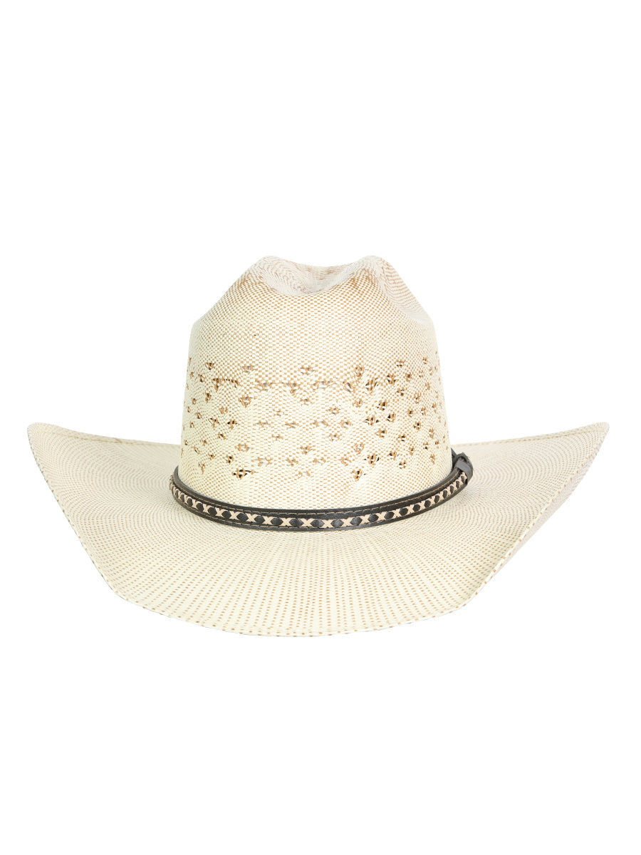 Men's El General 20X Palm Straw Western Hat - Bangora Ringers  45882