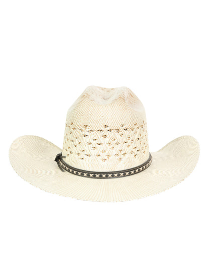 Men's El General 20X Palm Straw Western Hat - Bangora Ringers  45882