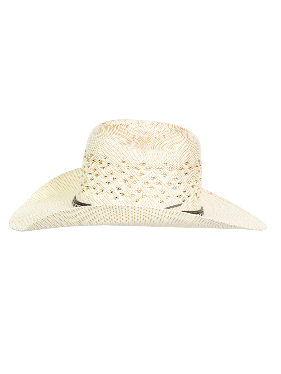 Men's El General 20X Palm Straw Western Hat - Bangora Ringers  45882