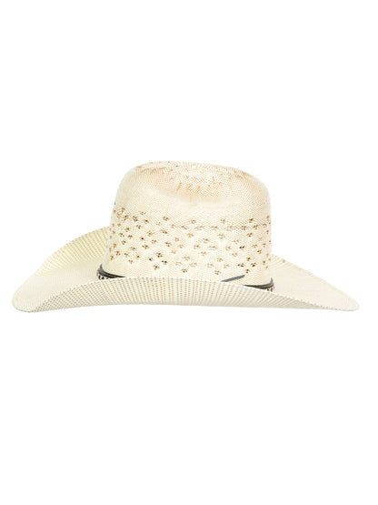 Men's El General 20X Palm Straw Western Hat - Bangora Ringers  45882
