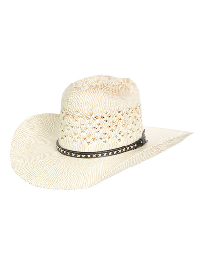 Men's El General 20X Palm Straw Western Hat - Bangora Ringers  45882