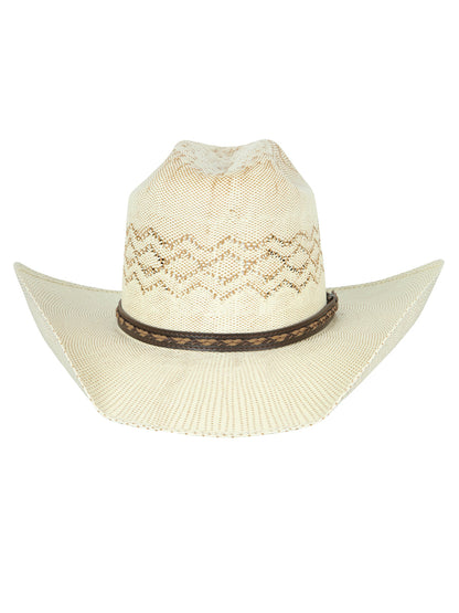 Men’s El General 20X Bangora Western Hat Ringers Crown -  Ivory/Tan 45883