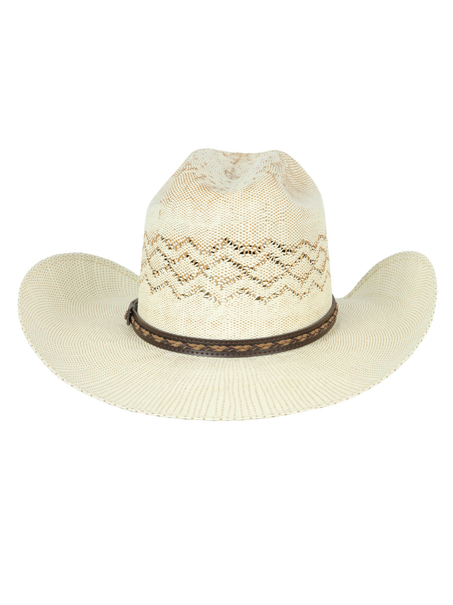 Men’s El General 20X Bangora Western Hat Ringers Crown -  Ivory/Tan 45883