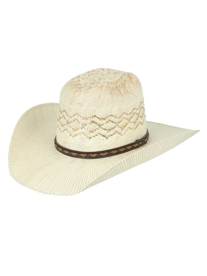 Men’s El General 20X Bangora Western Hat Ringers Crown -  Ivory/Tan 45883