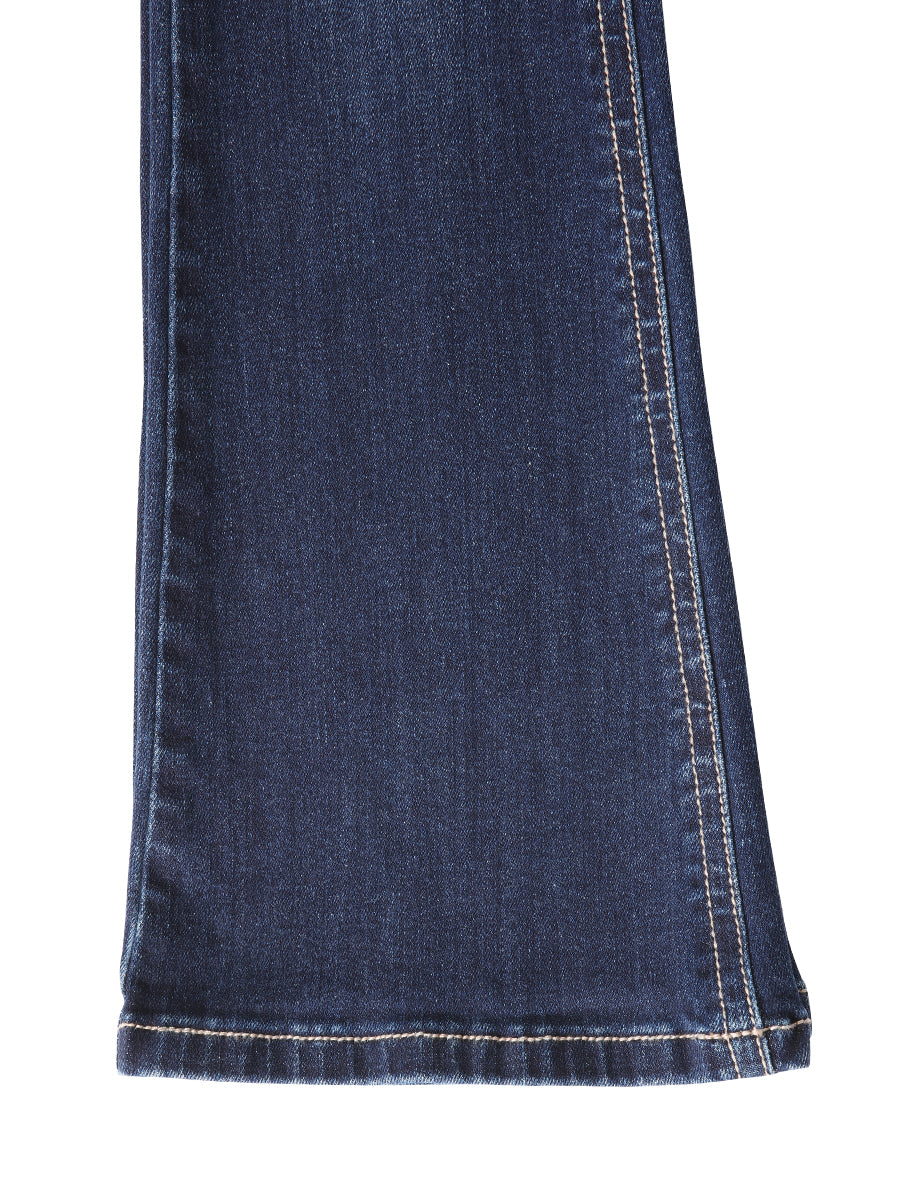 Girls Centenario Premium Bootcut Jeans -  Dark Blue Denim 45909