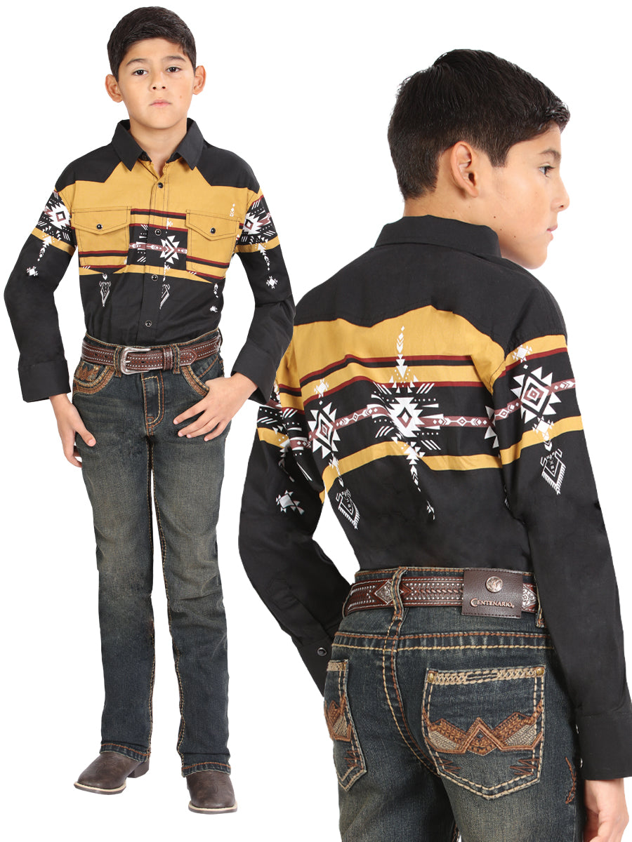 Boys Centenario Premium Bootcut Jeans - Tinted Green Denim  45911