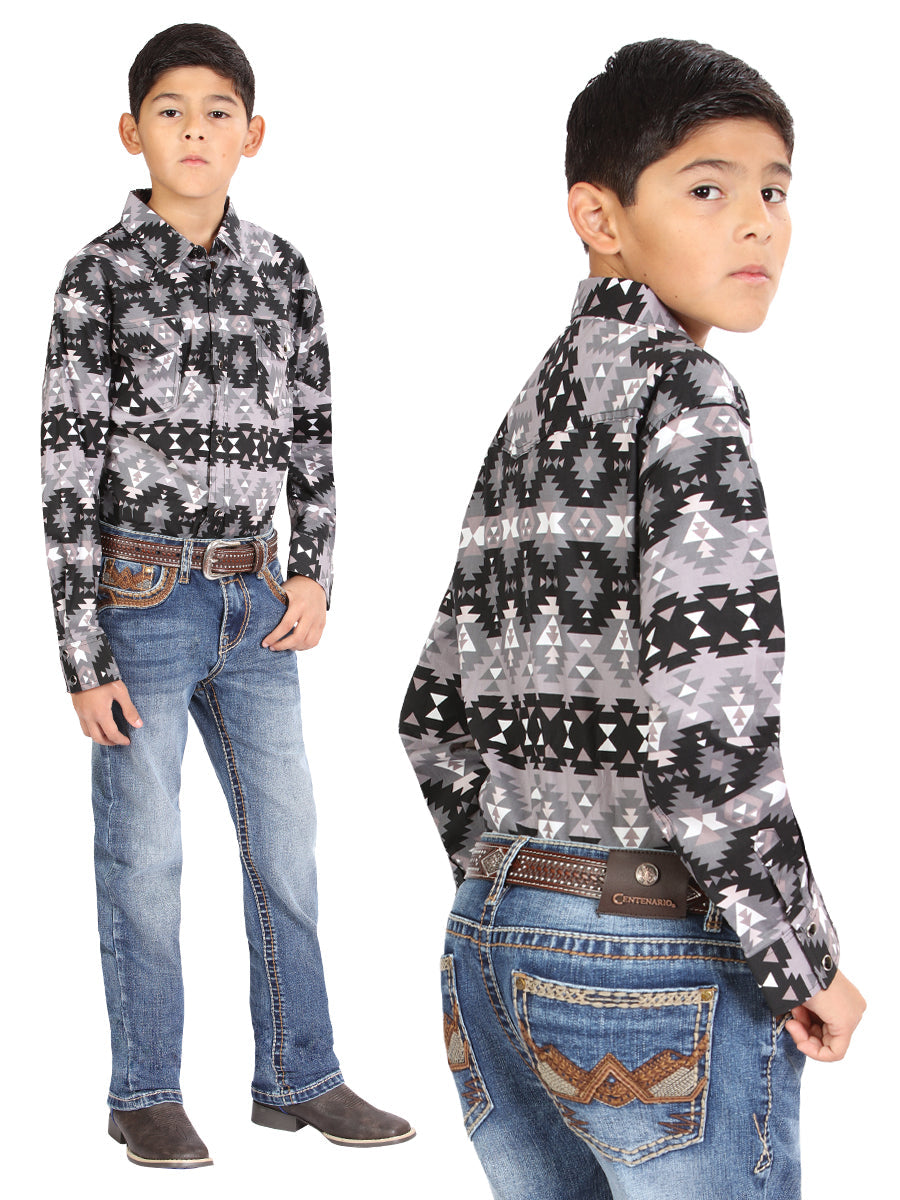 Boys Centenario Premium Bootcut Jeans - Blue Denim 45912