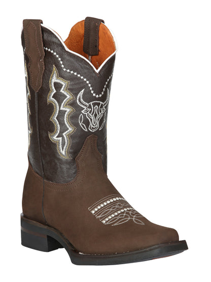 El General Rodeo Boot - Nobuck Camel 51113