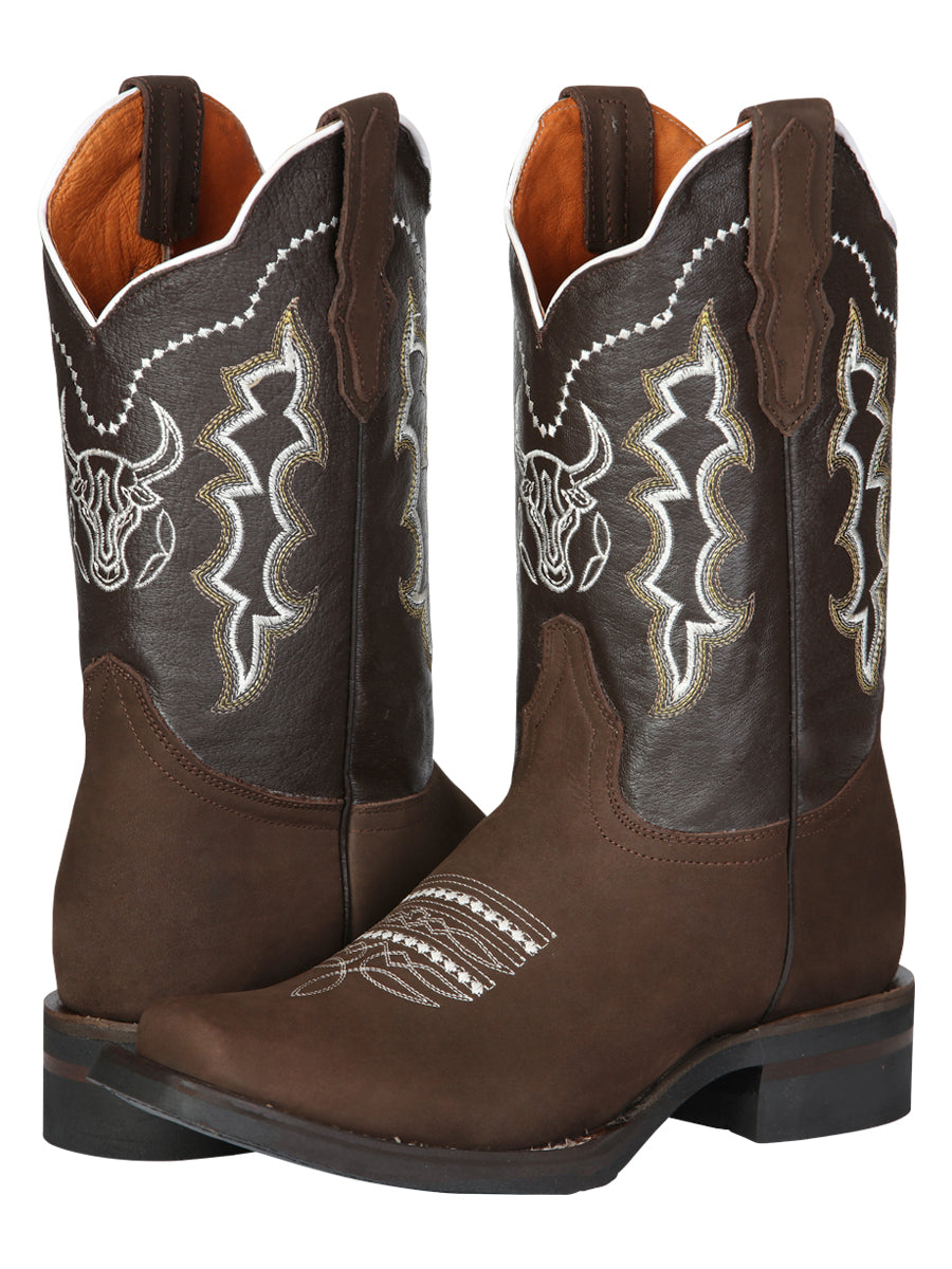 El General Rodeo Boot - Nobuck Camel 51113