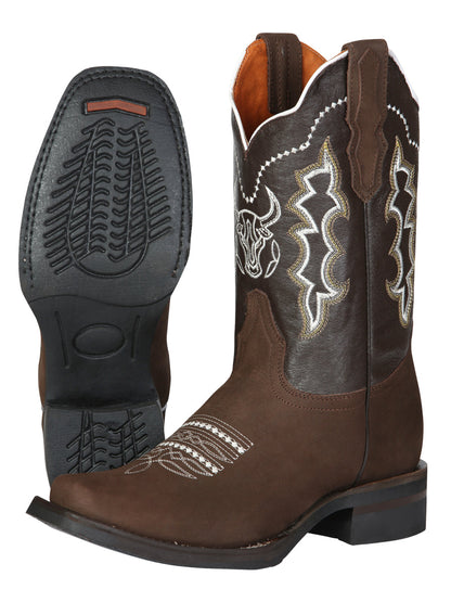 El General Rodeo Boot - Nobuck Camel 51113
