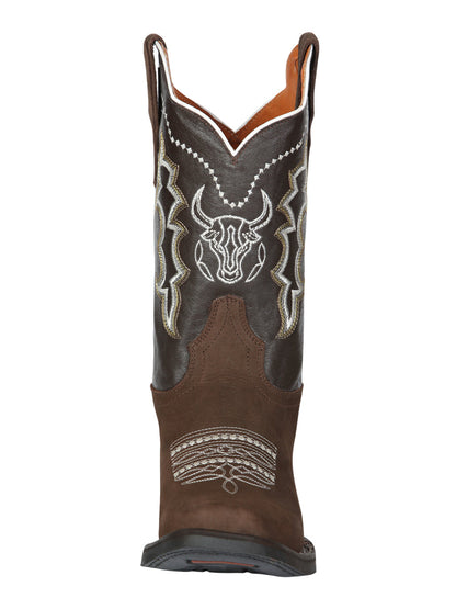El General Rodeo Boot - Nobuck Camel 51113