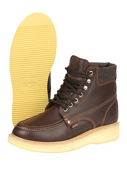 Establo Men’s Work Boot - Bull Fight Shedron Lace-Up 91203