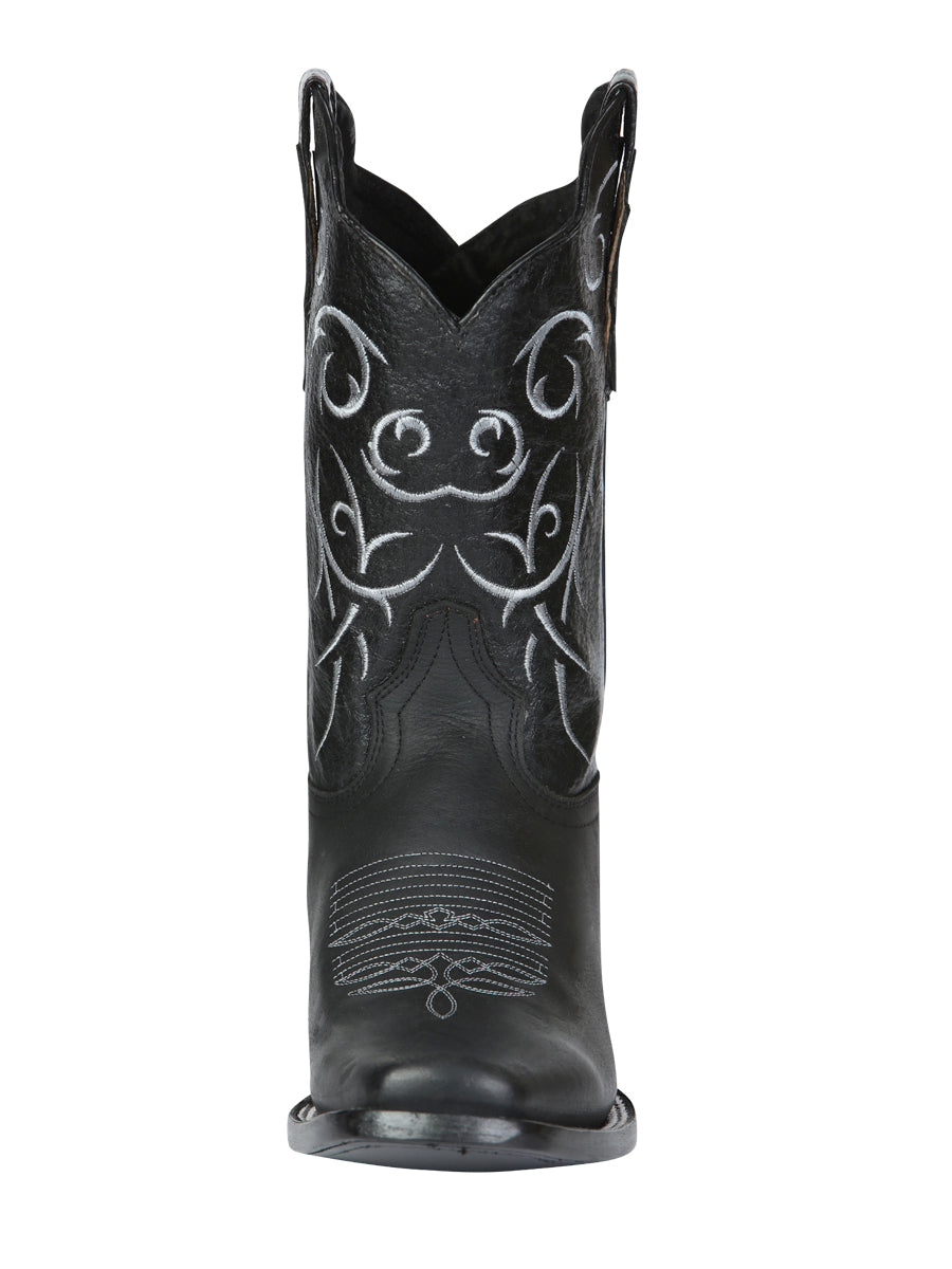 Bota Rodeo El Senor de los Cielos -  leathert Crazy -  Black 124069