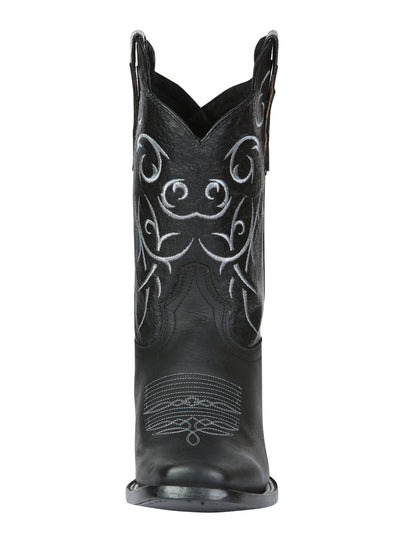 Bota Rodeo El Senor de los Cielos -  leathert Crazy -  Black 124069