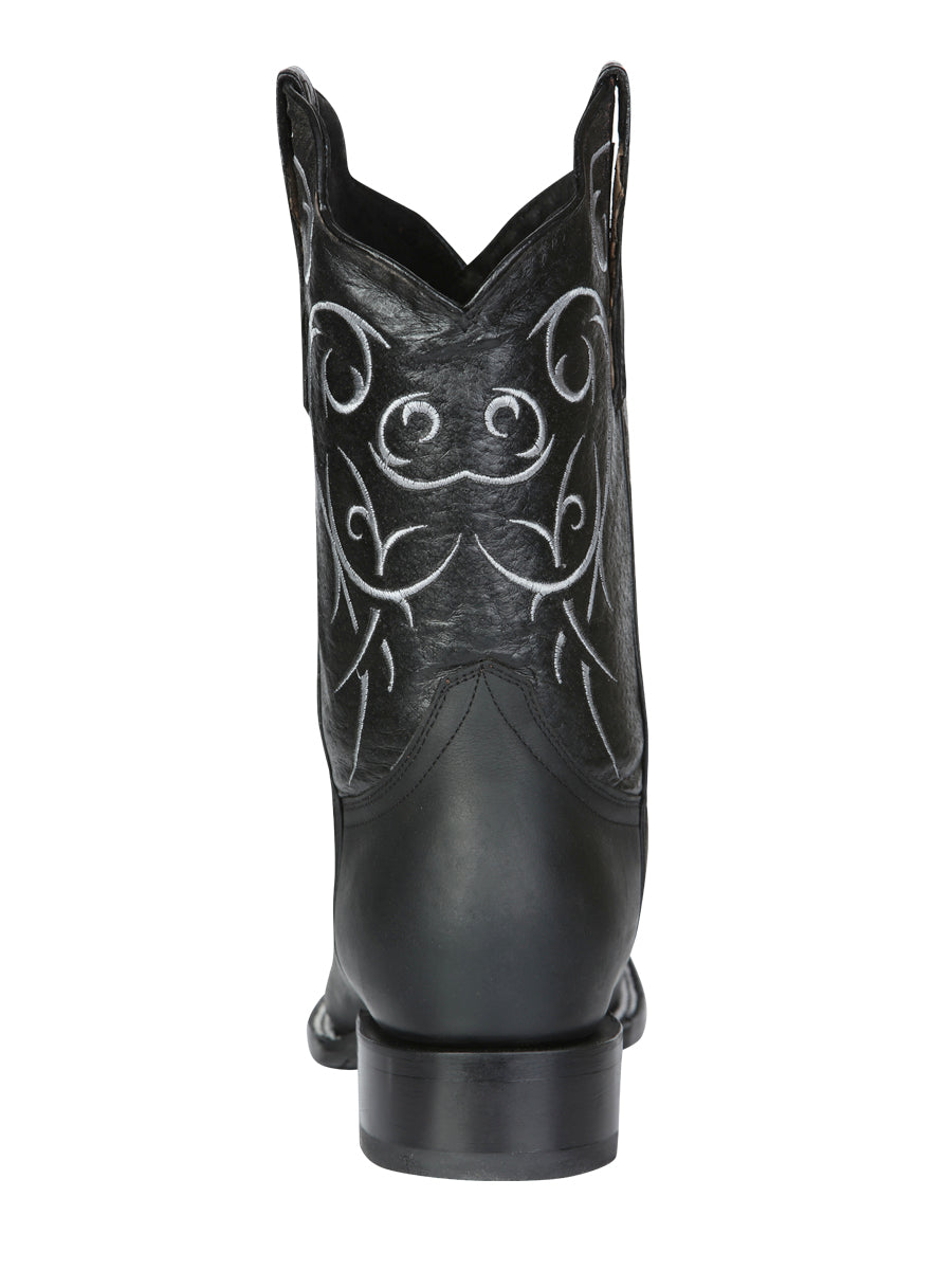 Bota Rodeo El Senor de los Cielos -  leathert Crazy -  Black 124069