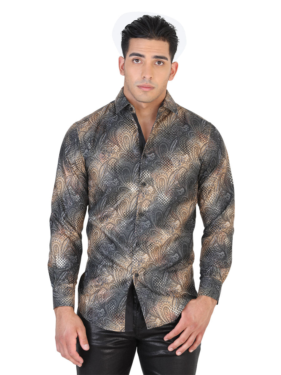 Men's Long Sleeve Casual Shirt "El Señor de los Cielos" 124581