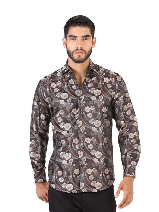 Men's Long Sleeve Casual Shirt "El Señor de los Cielos" Edition 124594