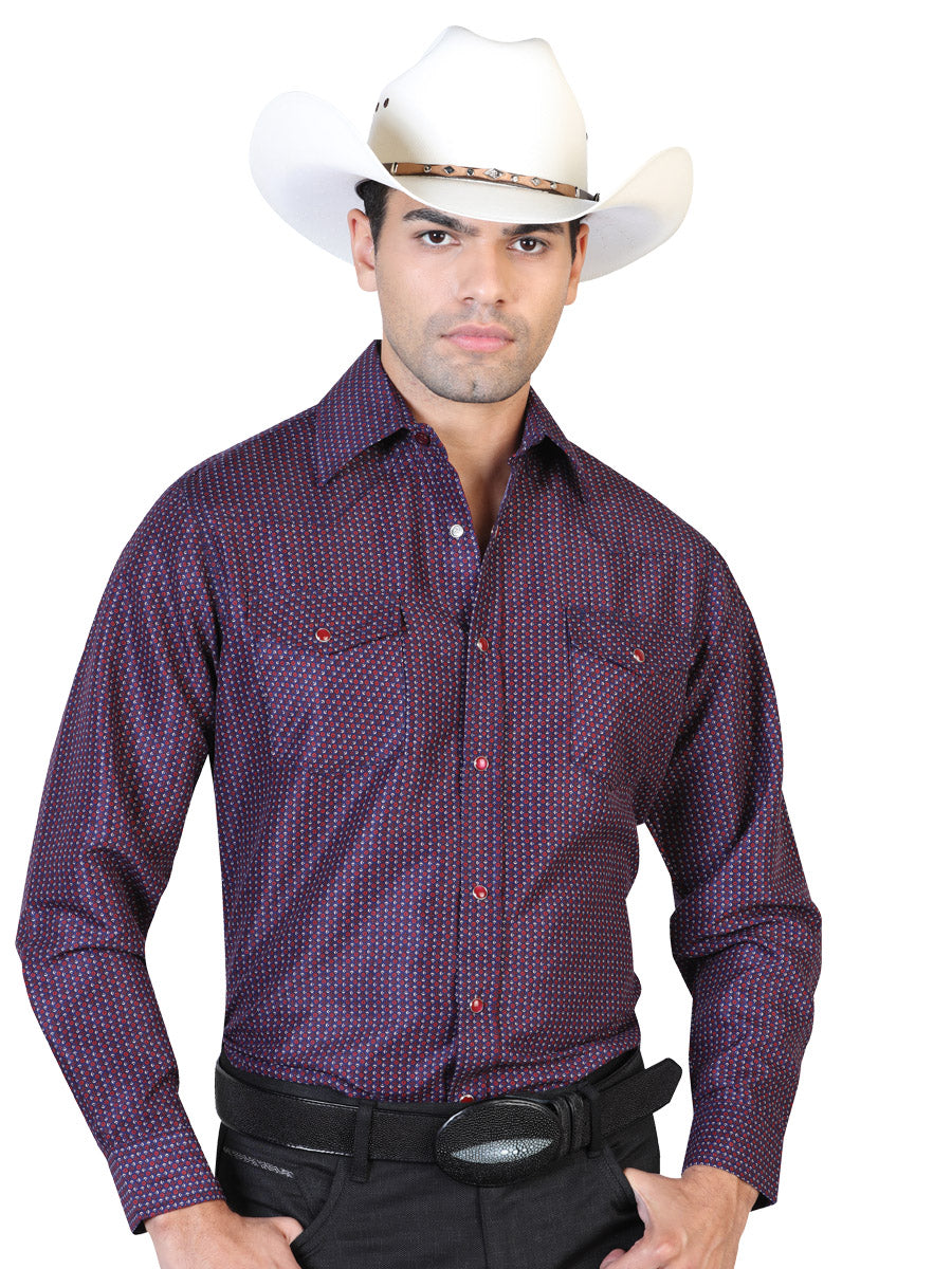 Men's Long Sleeve Denim Shirt El Señor de los Cielos 124751