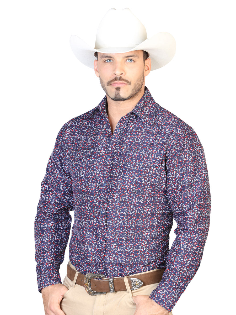 Men's Long Sleeve Denim Shirt El Señor de los Cielos 124798