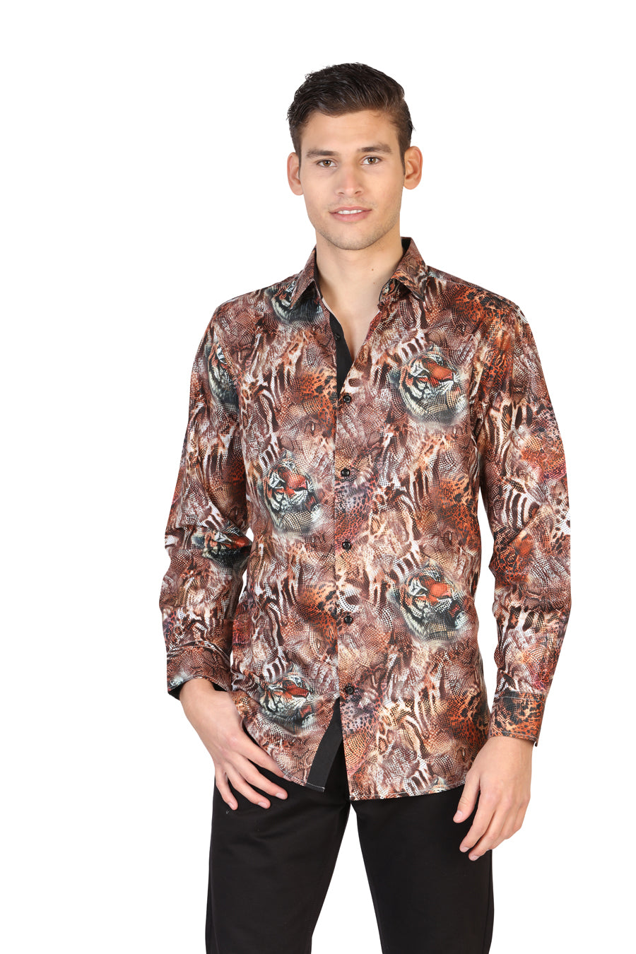 Men's Long Sleeve Denim Shirt El Señor de los Cielos 125075
