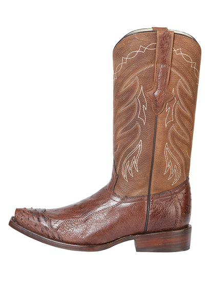 Centenario Cowboy Boot  Ostrich Toe Kango Tabaco 125123