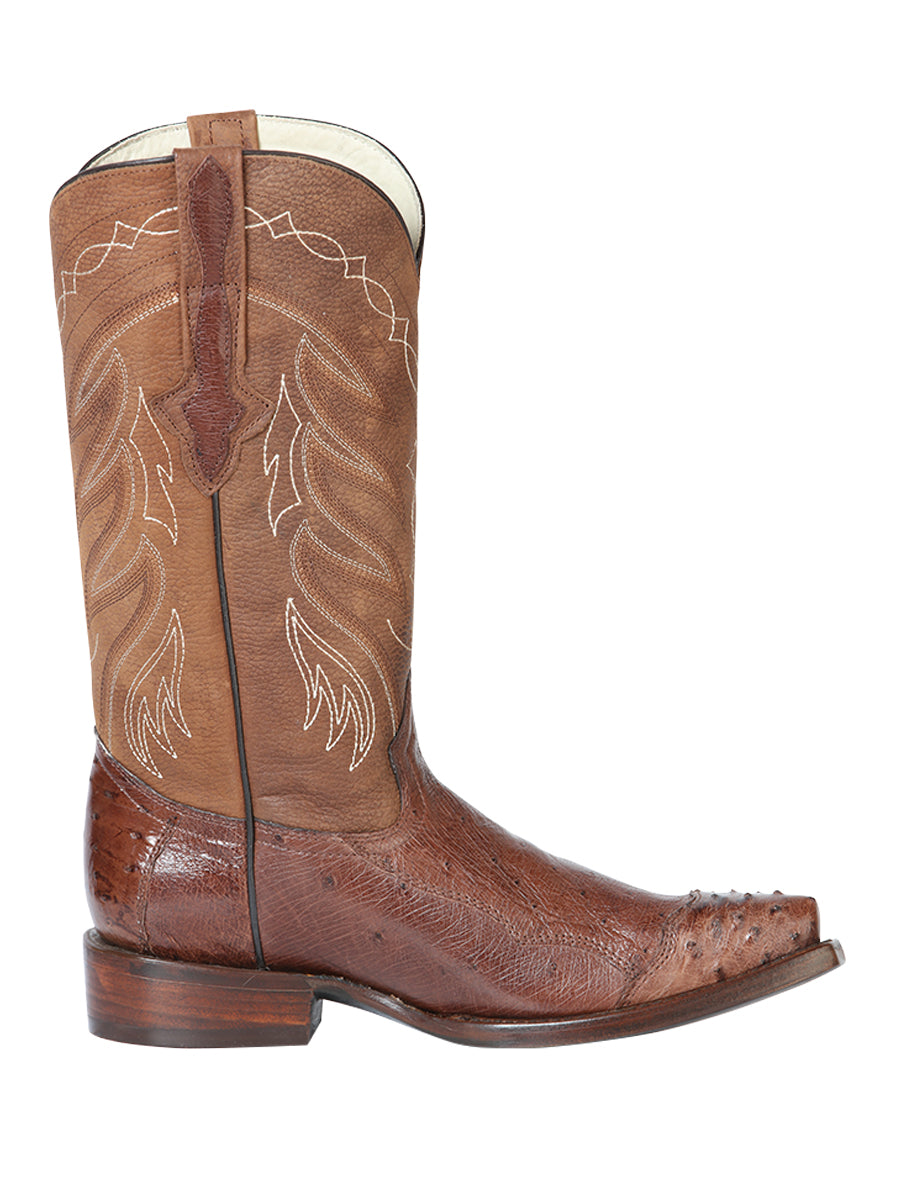 Centenario Cowboy Boot  Ostrich Toe Kango Tabaco 125123