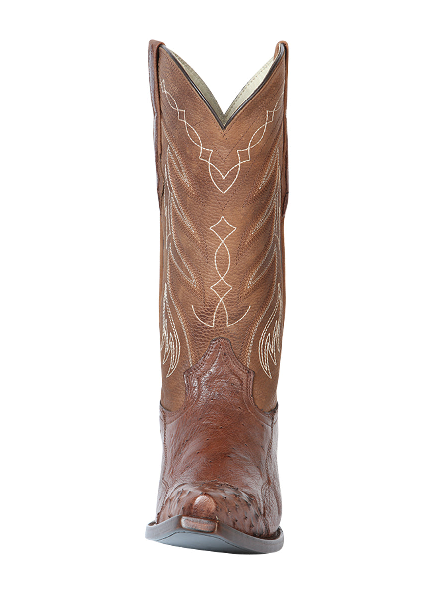 Centenario Cowboy Boot  Ostrich Toe Kango Tabaco 125123