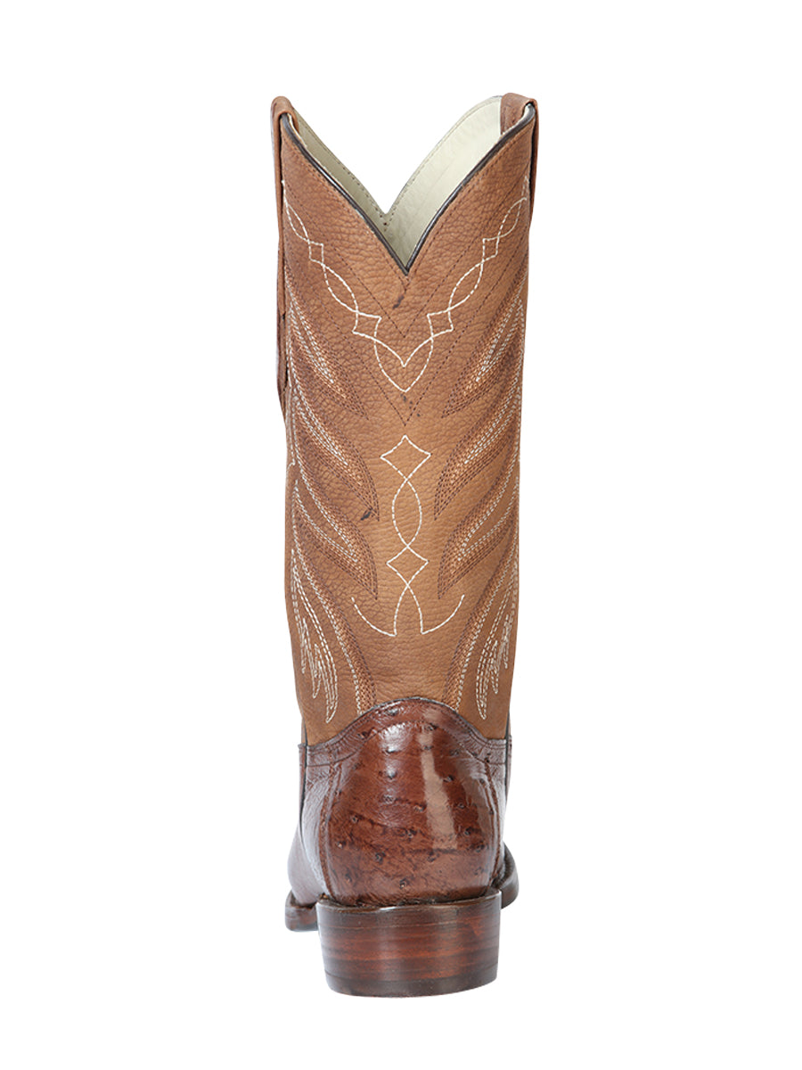 Centenario Cowboy Boot  Ostrich Toe Kango Tabaco 125123