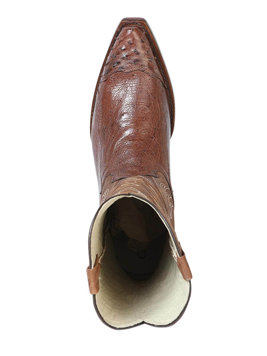 Centenario Cowboy Boot  Ostrich Toe Kango Tabaco 125123