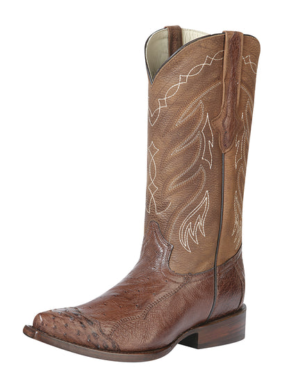 Centenario Cowboy Boot  Ostrich Toe Kango Tabaco 125123