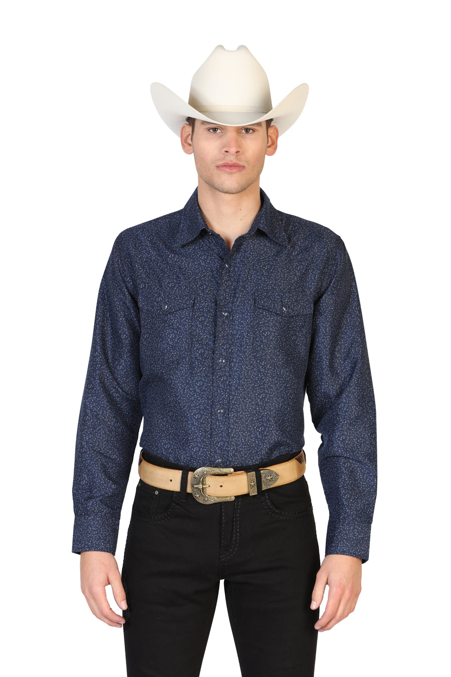 Men's Long Sleeve Denim Shirt El Señor de los Cielos 125240