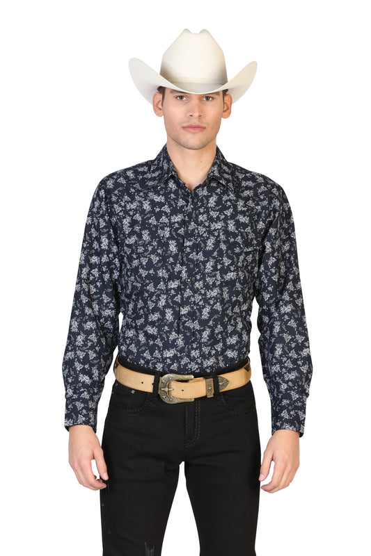 Men's Long Sleeve Denim Shirt El Señor de los Cielos 125303