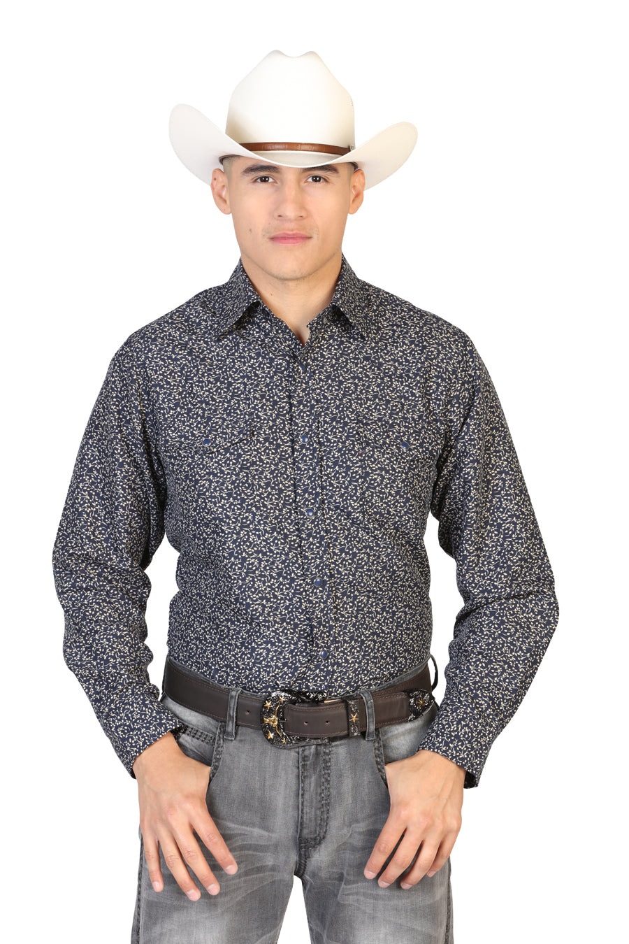 Men's Long Sleeve Denim Shirt El Señor de los Cielos

 125310
