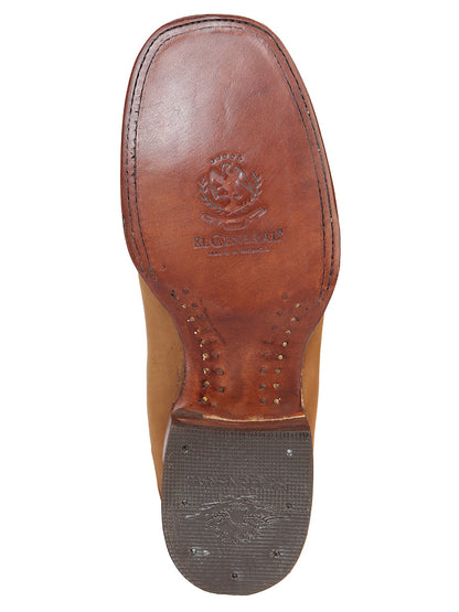 El General Square Toe Ankle Boot - Nobuck Gold 126190