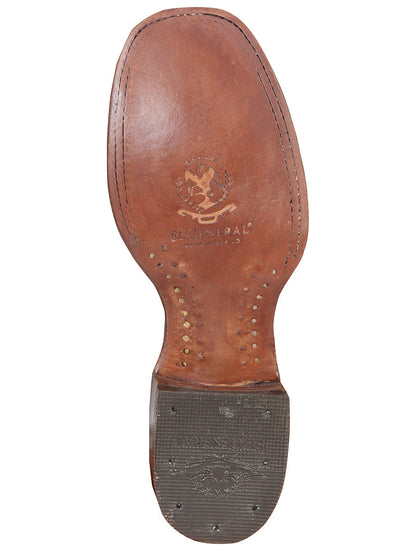 El General Square Toe Ankle Boot - Nobuck Brown 126192