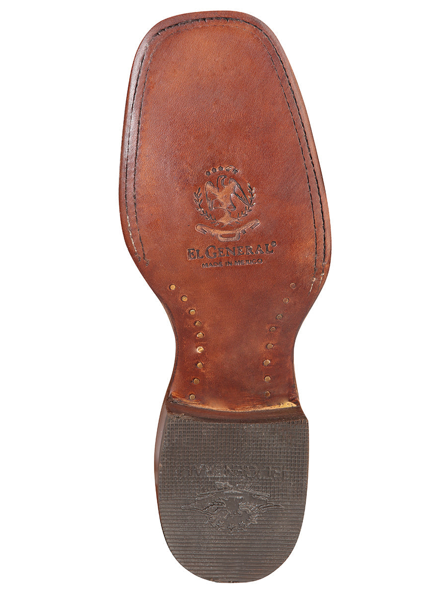 El General Square Toe Ankle Boot - Nobuck Old Gold 126199