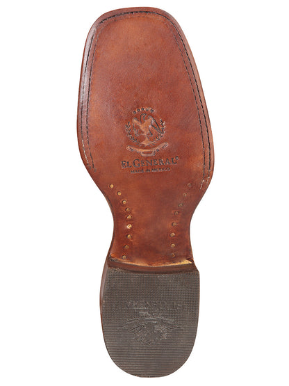 El General Square Toe Ankle Boot - Nobuck Old Gold 126199