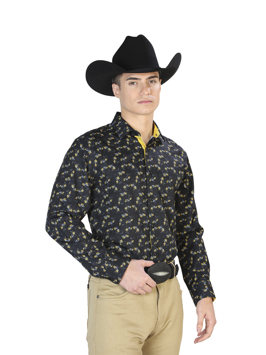 Blue Casual Long Sleeve Shirt 126265